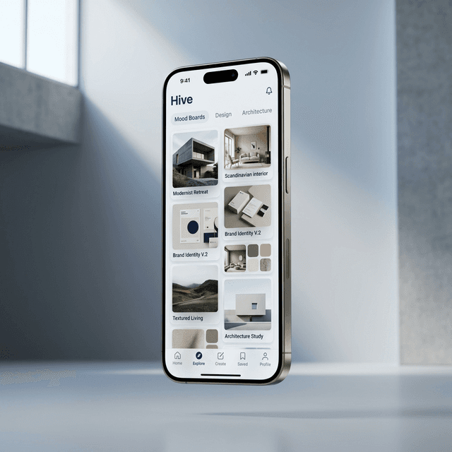 Hive running on iPhone for capturing and saving references on mobile